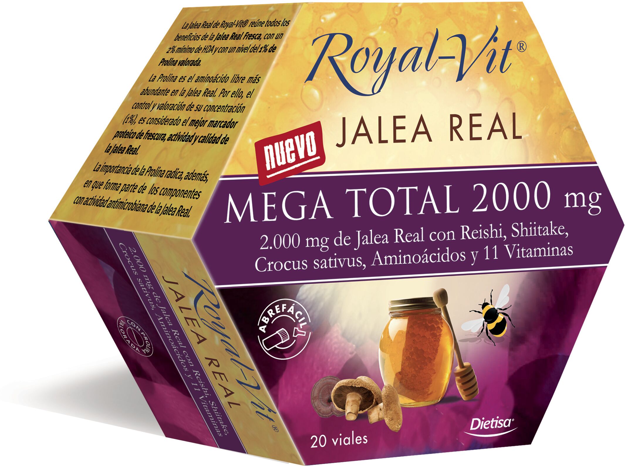 Dietisa Royal Vit Jelly Mega Total 2000 mg 20 vials 20