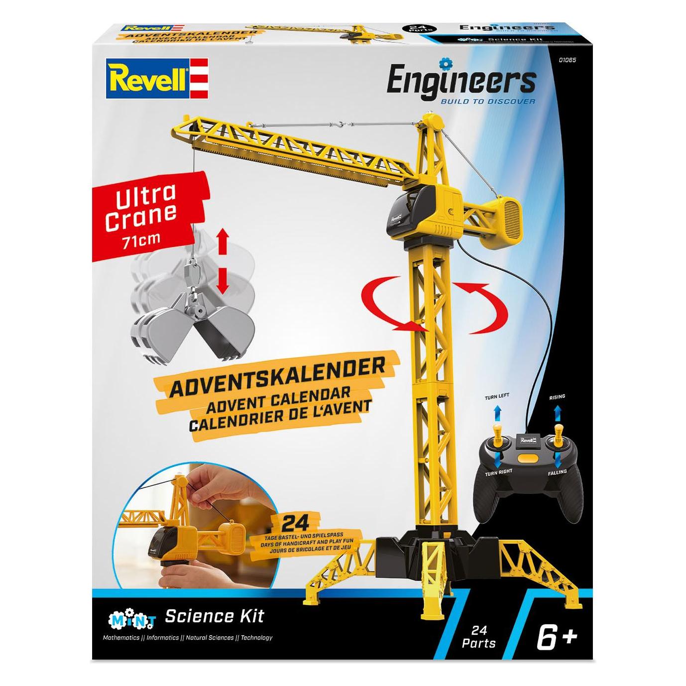 Revell Advent Calendar Engineers Mega Crane (24 Türchen) (01065)