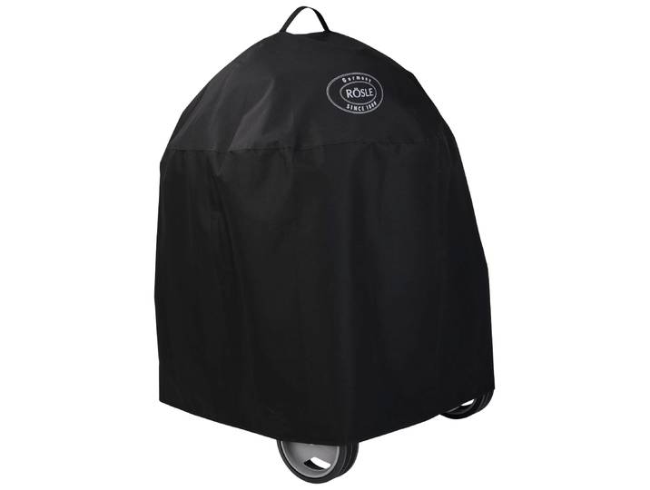 Grill-Schutzhülle RÖSLE No.1, 25020 , schwarz (schwarz, schwarz), B:85cm H:95cm L:85cm, Polyester, Planen, Grill-Schutzhülle, für F50/F50 AIR, 100% Polyester, Klettverschluss, wasserdicht