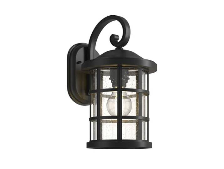 Lindby Applique Exterieur Ankea à intensité variable (Antique\, Classic) en Noir (1 lampe\,à E27) Murale Luminaire Lampe Jardin Eclairage