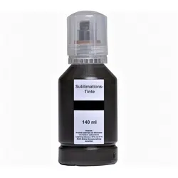 140 ml Sublimationstinte schwarz für Epson Ecotank und Surecolor Drucker