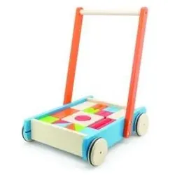 Spielba Baby Walker mit Bauklötzen