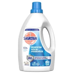 Sagrotan Wäsche Frisch 1,5 L Hygienespüler beseitigt mehr als 99,9 % der Bakterien, Pilze und Viren