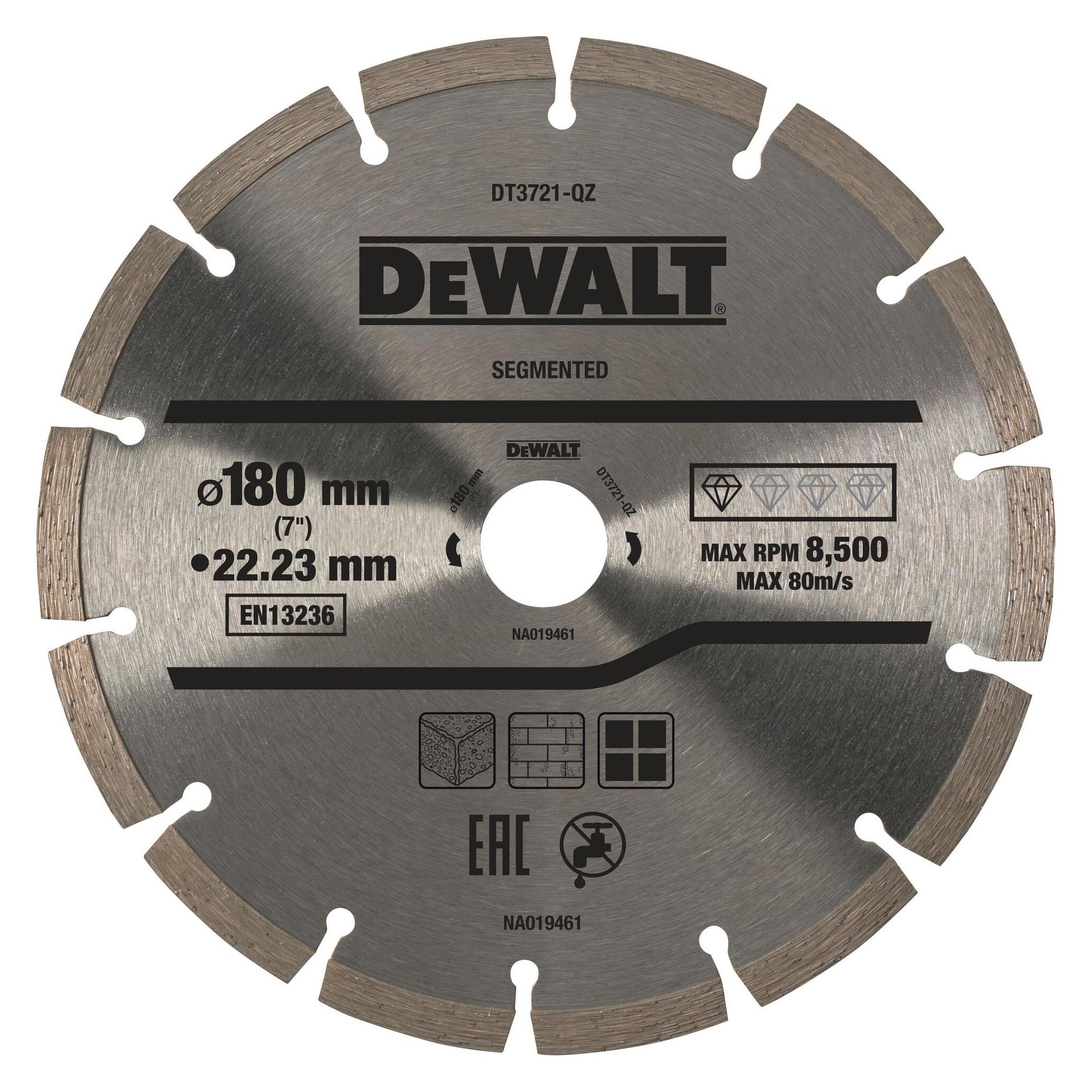 DeWalt Diamanttrennscheibe Eco1 Universal 180mm (DT3721-QZ)