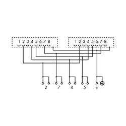 WAGO 289-966 Übergabebaustein mit RJ-45-Anschluss und Schirmklemmbügel Inhalt: 5 St.