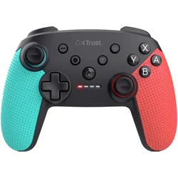 Trust GXT1246B MUTA BT CTRL (Switch, Switch Lite), Gaming Controller, Blau, Rot, Mehrfarbig, Schwarz