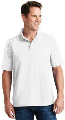 Sport-Tek T474 Dri-Mesh Pro Polo Shirt in White size 3XL   Polyester/Spandex Blend