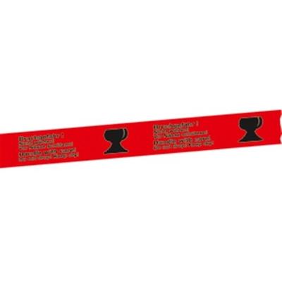 Aufkleber Packband Bruchgefahr! Nicht werfen!, Folie, 50 mm x 66 m