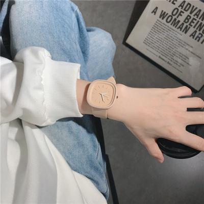 Fusion Finds Elegant Women's Leather Watch Casual Ladies Quartz Watch With Sport Inspired Fashion Design coffee