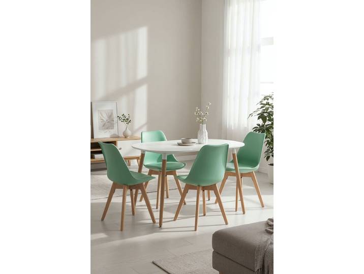 4er Set Synk Basic Stühle - Vert Jade
