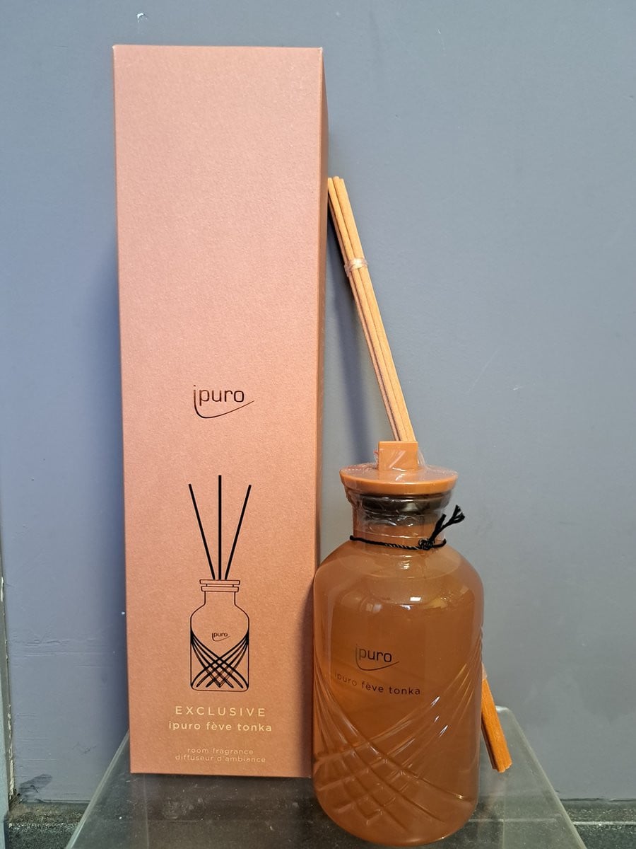 Ipuro Exclusive Love Geurstokjes - Tonka, Vanille, Roos, Sandelhout en Musk