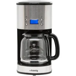 H.Koenig Programmierbare Filterkaffeemaschine MG30 Silber