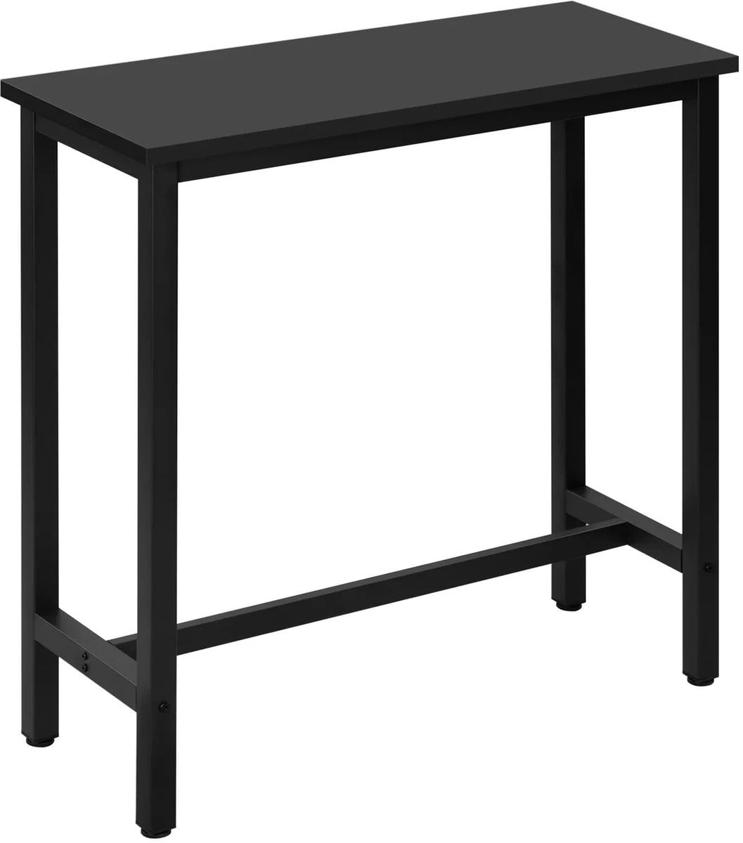 BukkitBow Industriële Bartafel met Metalen Frame - Zwart - Hoogte: 100 cm