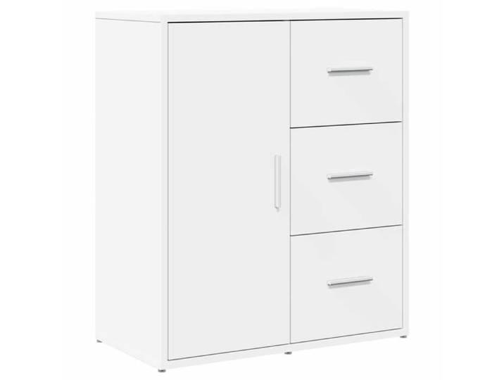 Sarazyj®Buffet de Cuisine KENNETH - ENFILADE - Armoire Bas vitrine blanc 60x31x70cm - Bois d'ingénierie - 947494