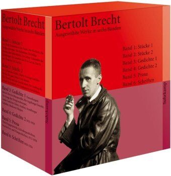 Bertolt Brecht - Ausgewählte Werke in sechs Bänden: Bd. 1: Stücke 1 / Bd. 2: Stücke 2 / Bd. 3 Gedichte 1. Sammlungen / Bd. 4 Gedichte 2. 1913 - 1956 / Bd. 5 Prosa 1913 ... 1914 - 1956: 6 Bände (suhrkamp taschenbuch) - Preis vom 16.10.2026 11:41:07 h