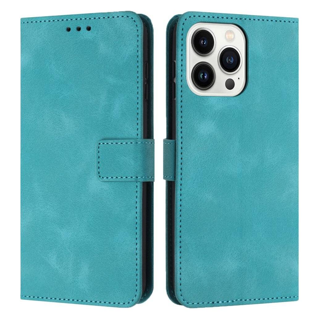 Cover-Discount iPhone 16 Pro - Wildleder Look Etui im Vintage Design (Apple iPhone 16 Pro) (49189548)