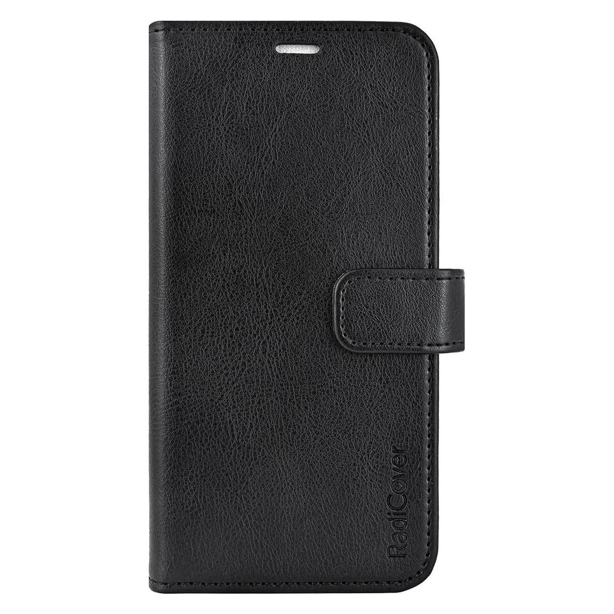 Radicover Flipcov Anti Radiation RFID 3 Karte MagS iPhone 16 Pro Schwarz PU (Apple iPhone 16 Pro) (RAD301)