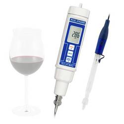 PCE Instruments PCE-PH20WINE PH-Meter speziell für Wein und Bier Data-Hold Funktion autom. Kalibrierung Auto-Power-Off