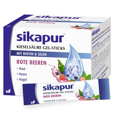 Sikapur Kieselsäure Gel-Sticks rote Beeren 30 St Beutel