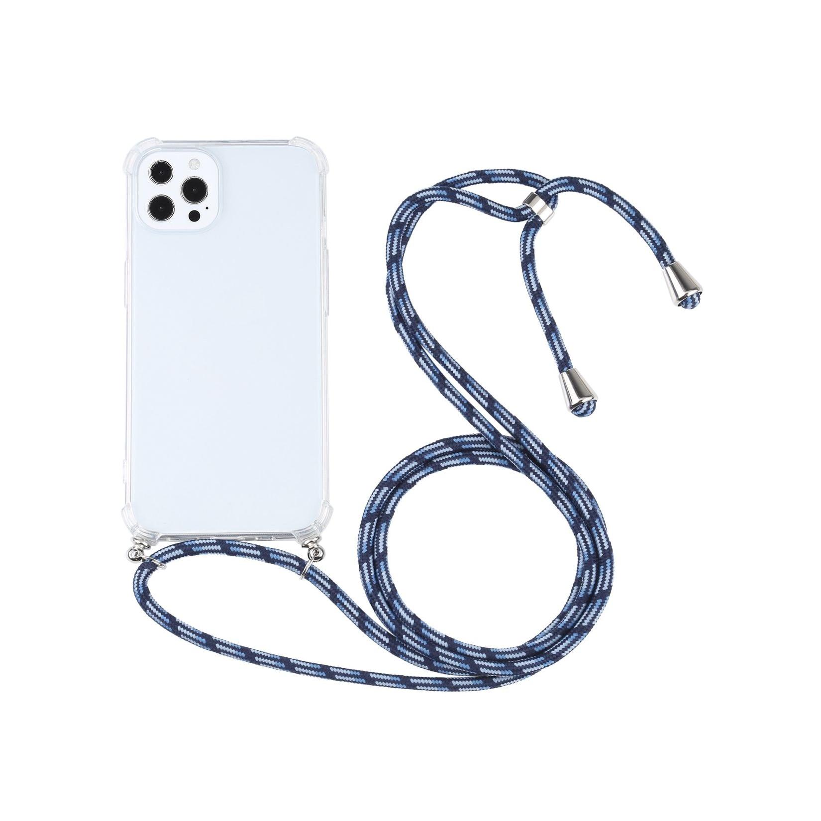 Hülle Handy Schutz für Apple iPhone 13 Pro Case Cover Tasche Etuis Bumper Blau