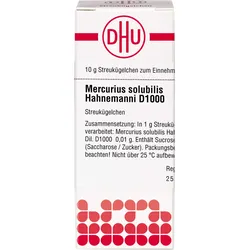 Mercurius Solubilis Hahnemanni D1000 10 G