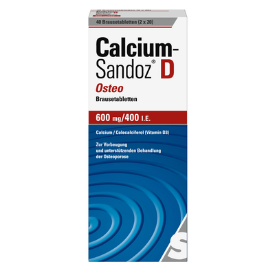 Hexal AG CALCIUM SANDOZ D Osteo Brausetabletten 40 St 02340154