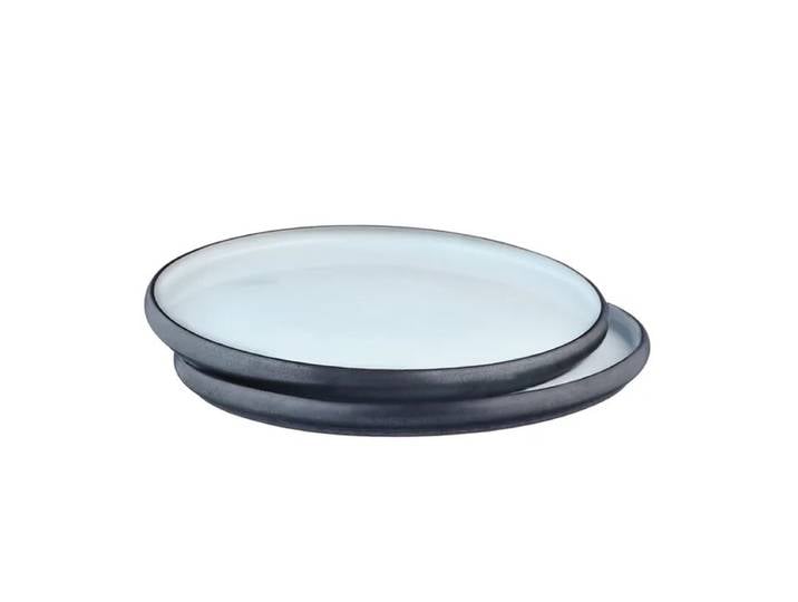 BJÖRN GOURMET Lot de 2 plateaux de service onyx - Ø 33 cm