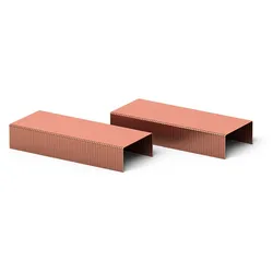 Heftklammern Nr. 24/6 verkupfert 1000 Stück Extra scharfe & starke Klammern mit Verleimung Rostfreie Tackerklammern aus Metall für Büro Schule Hobby