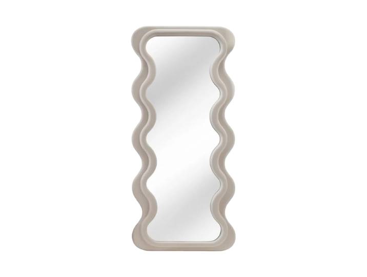 Grosser Design Wandspiegel „Curvy“ Pastell Greige Invicta Interiors