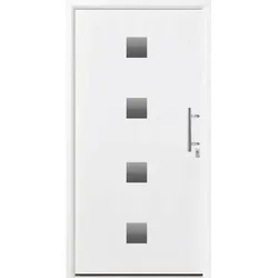 Hörmann Haustür Thermo65 THP Motiv 454 mit Edelstahldesignauflage (keine Verglasung)