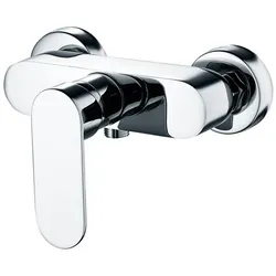 Aloni Duscharmatur mit Thermostat Einhebel-Mischbatterie für Dusche Brausethermostat verchromt