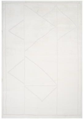 Luxe Designs Mulan Ivory Moroccan Power-Loom Area Rug 2' x 3'