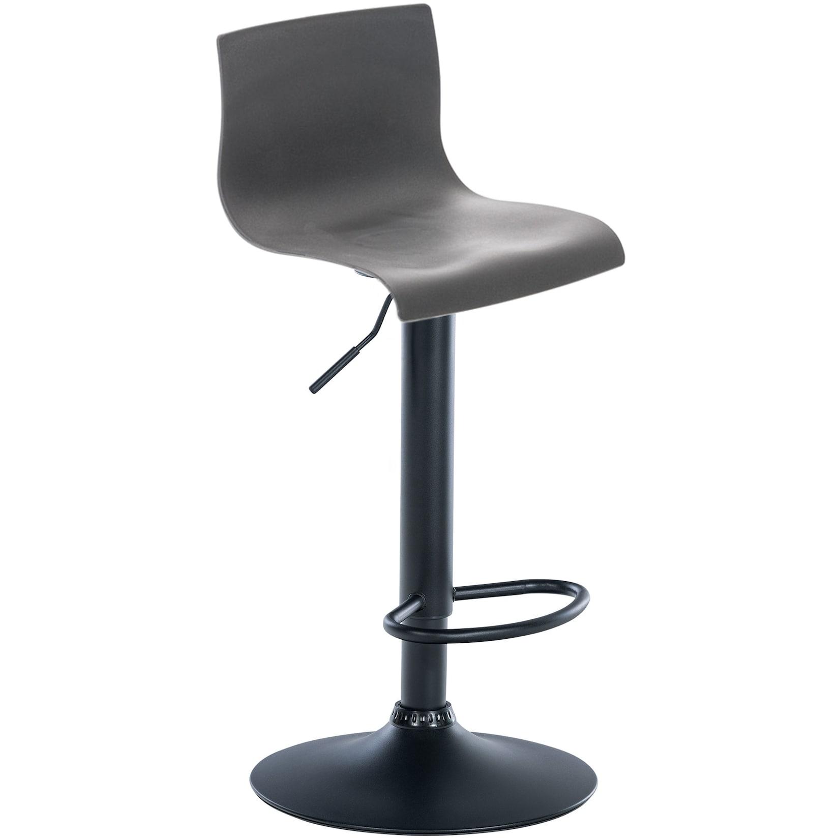 CLP Barhocker Hoover B Farbe: grau, Material Gestell: Metall matt schwarz