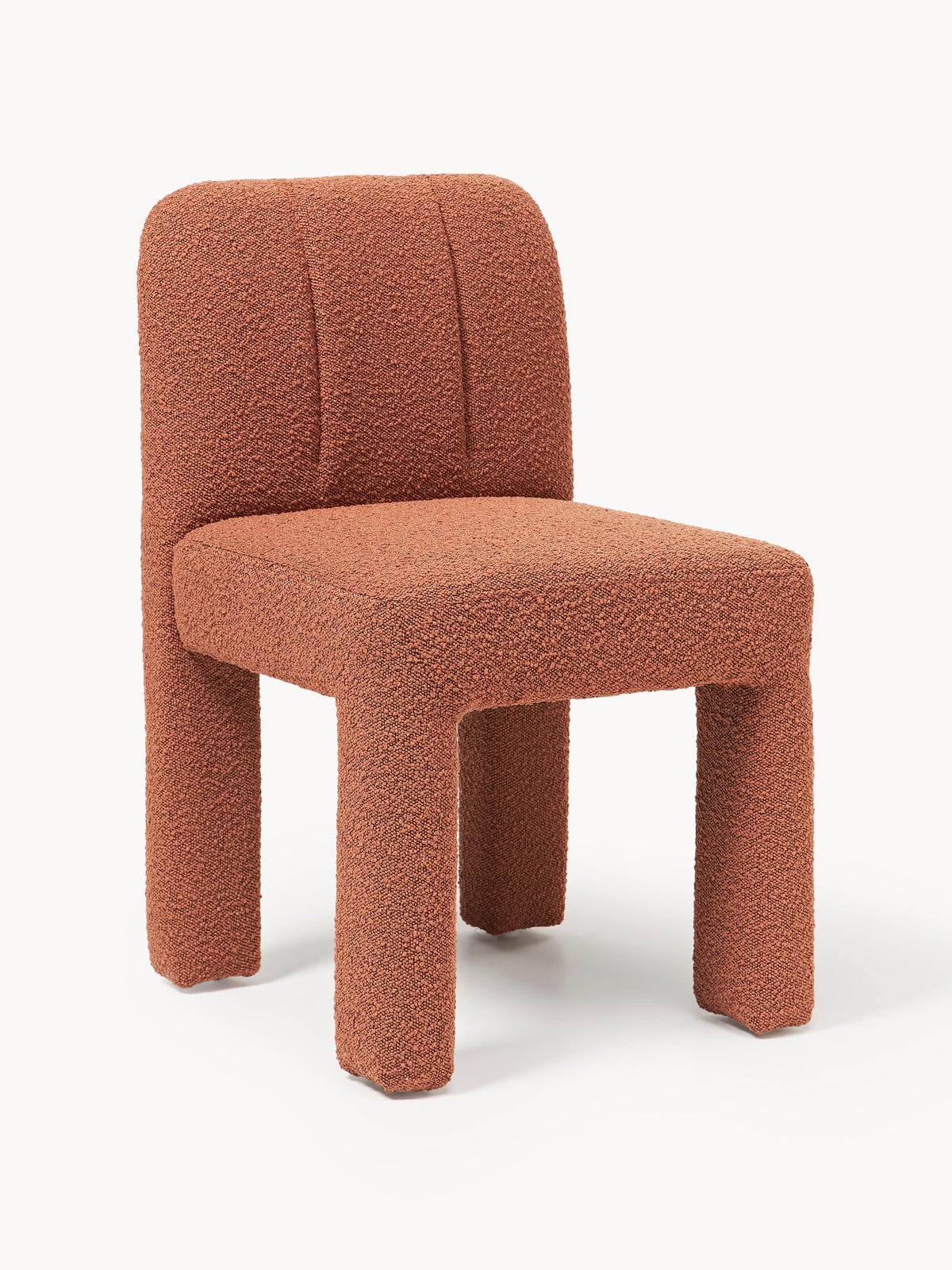 Westwing Collection Bouclé gestoffeerde stoel Lukas