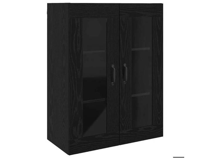 ESTINK® Armoire murale suspendue - buffet haut - Montage mural Noir 69 5 x 34 x 90 cm @@4937