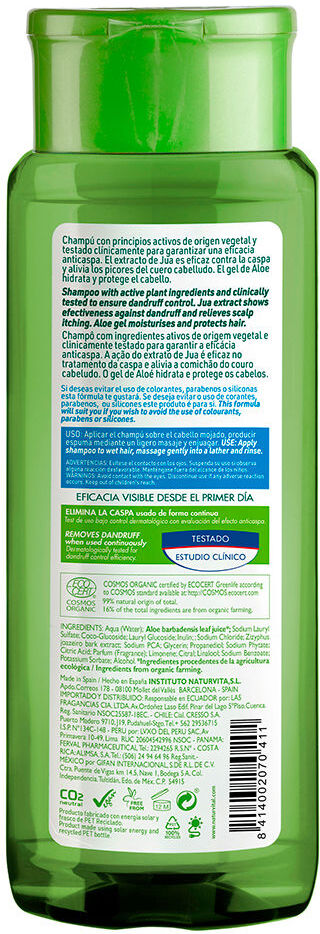 Naturvital Champú Bio Ecocert anticaspa 300 ml