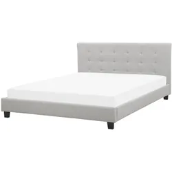 WASSERBETT 180x200 cm Grau La Rochelle