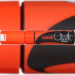 uni-ball Faber Castell Marker UNI CHALK PWE-8K 8 mm orange