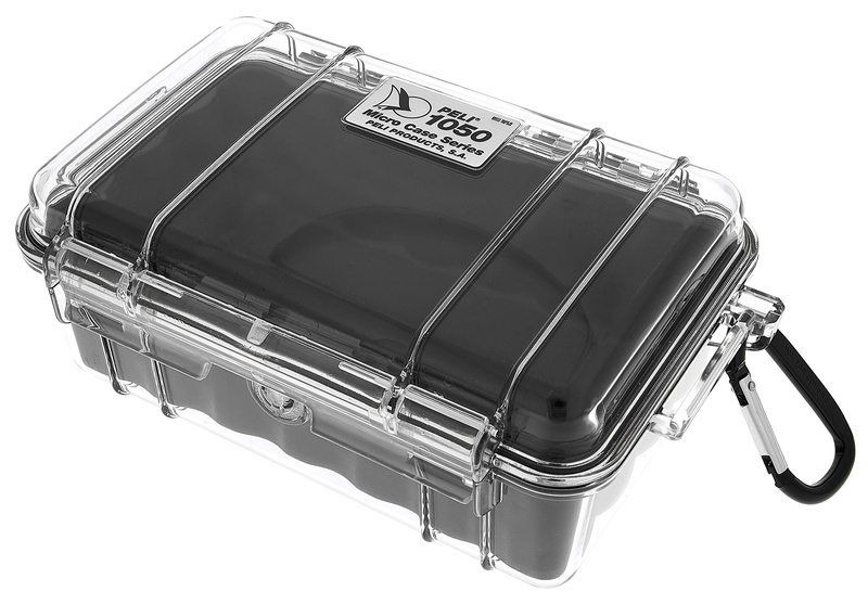 Peli 1050 Clear / Black nero