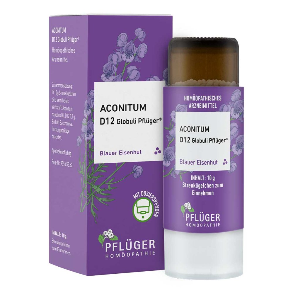 Homöopathisches Laboratorium Alexander Pflüger Gmb Aconitum D12 Globuli Pflüger Dosierspender 18051558