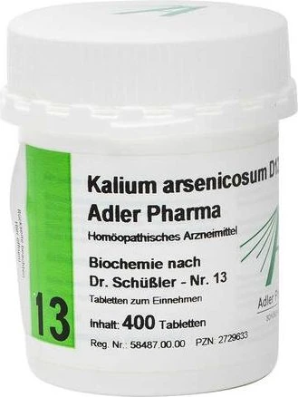 Biochemie Adler 13 Kalium arsenicosum D 12 Tabl. 400 St Tabletten