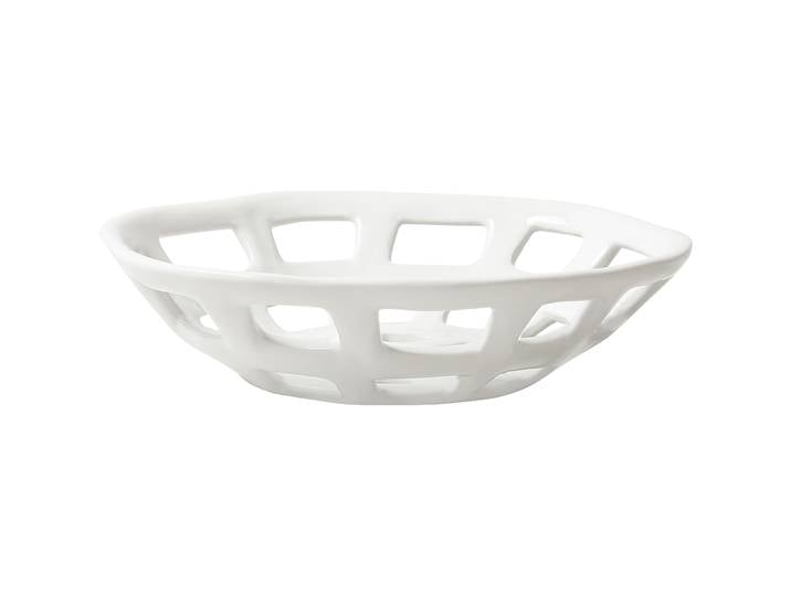 Dekoration Reduced weiss Keramik B 24 cm - Dekoration