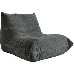 SITZSACK aus glänzendem Chenille mit Ergonomie