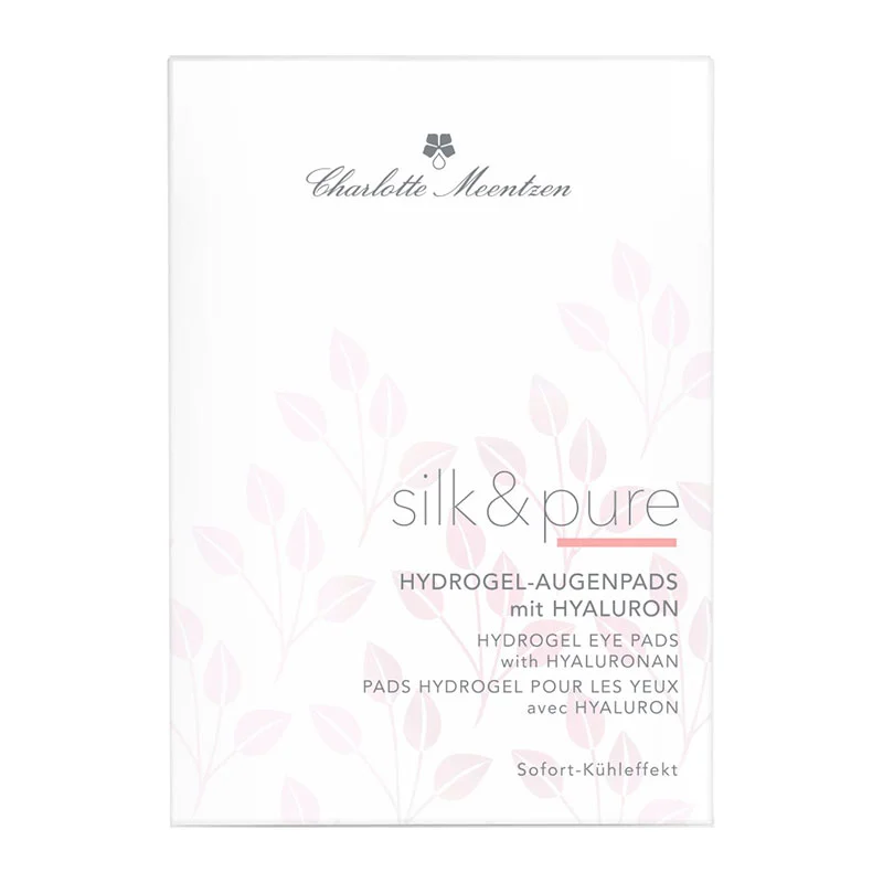Charlotte Meentzen Silk und Pure Hydrogel-Augenpads mit Hyaluron, 5x2ml 454