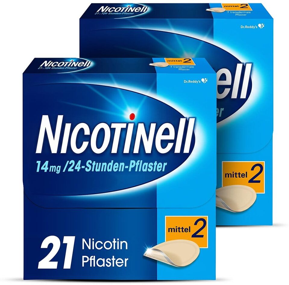 Nicotinell 14mg/24-Stunden-Nikotinpflaster, Mittel (2)