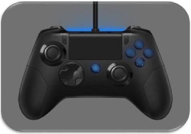 Langallinen Ohjain ORB Musta PS4
