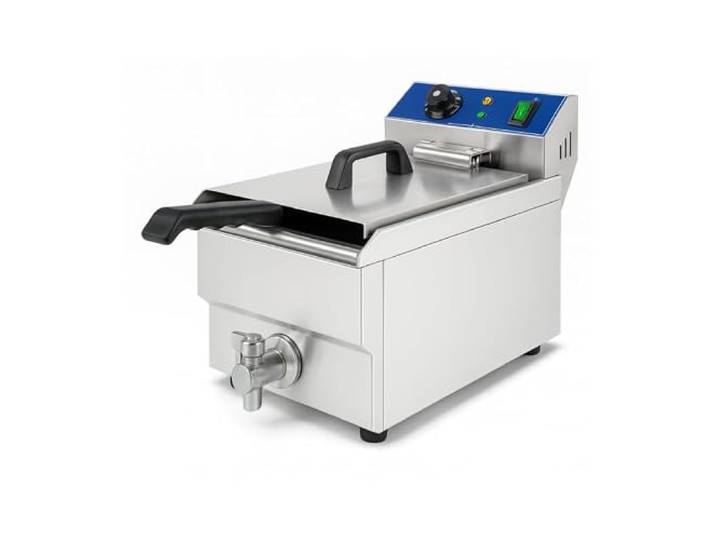Friteuse Électrique avec Vanne de Vidange – 10 Litres – 3600 W