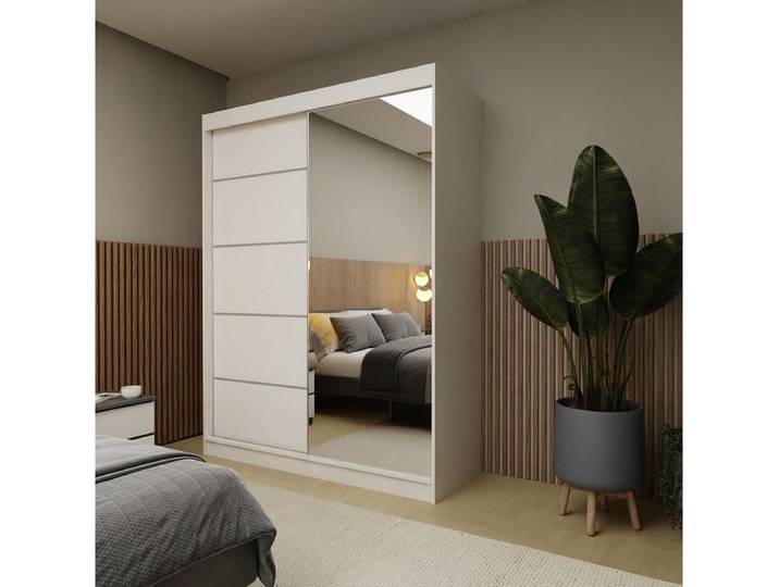 Compleo Schwebetürenschrank 160 cm breit NAPOS, Elegant design