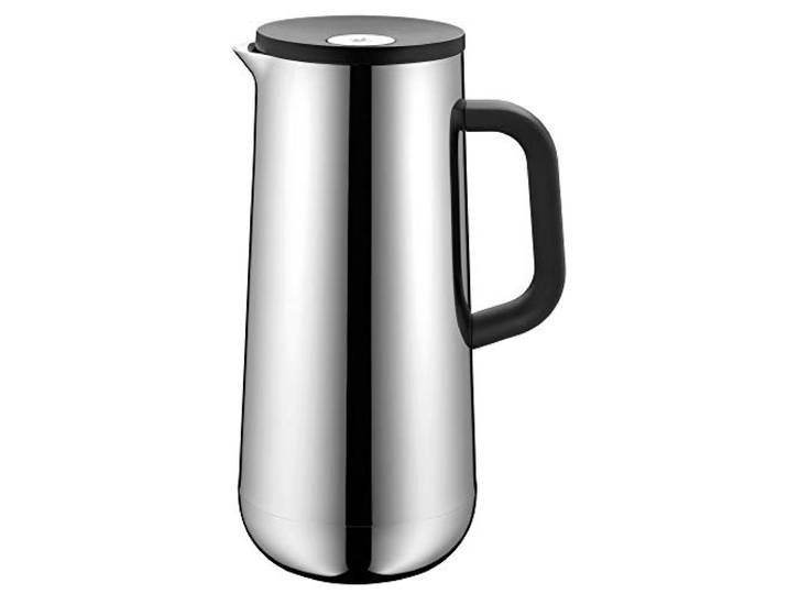 WMF Impulse Isolierkanne Edelstahl 1l, Isolierkanne für Kaffee oder Tee, Cromargan, Druckverschluss, hält Getränke 24h kalt & warm