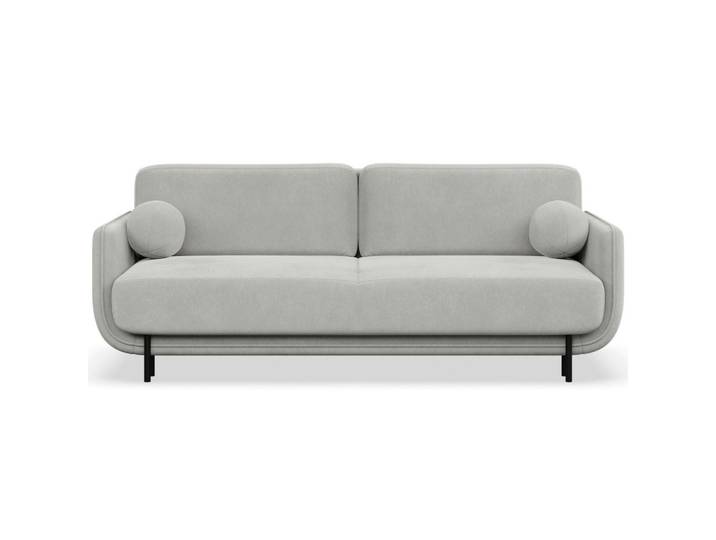 SCHLAFSOFA Ovals Hellgrau